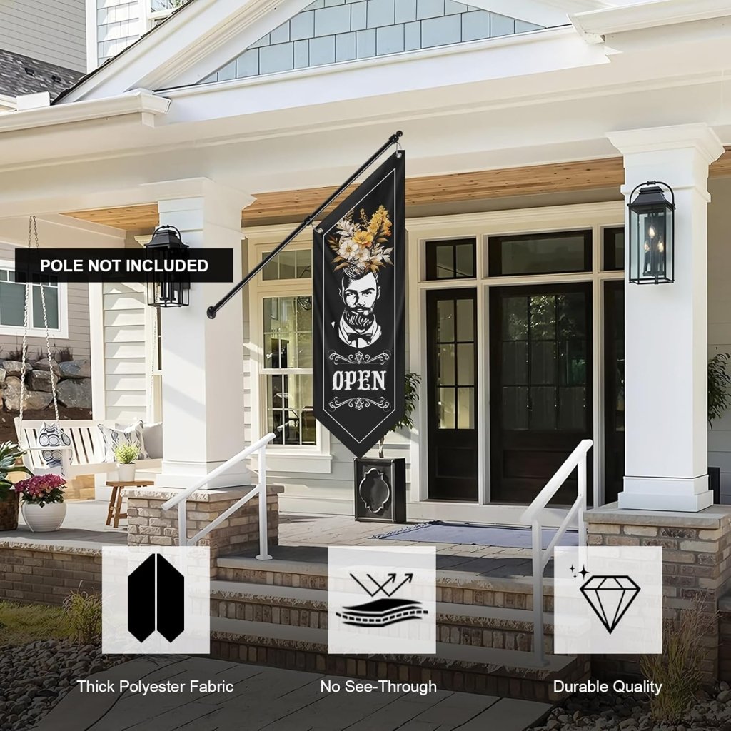 Outdoor Open Flag, Double - Sided Three - ply (Flag Only)