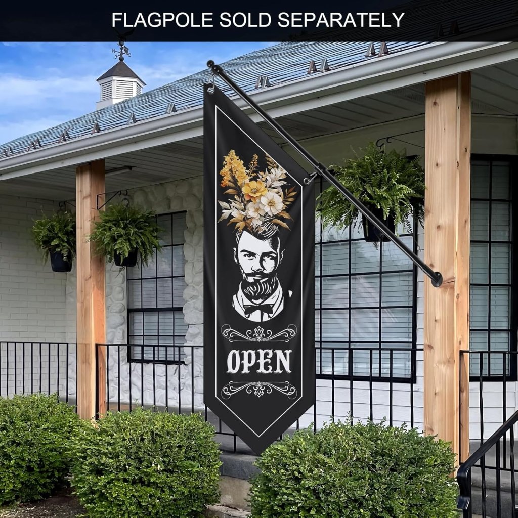 Outdoor Open Flag, Double - Sided Three - ply (Flag Only)