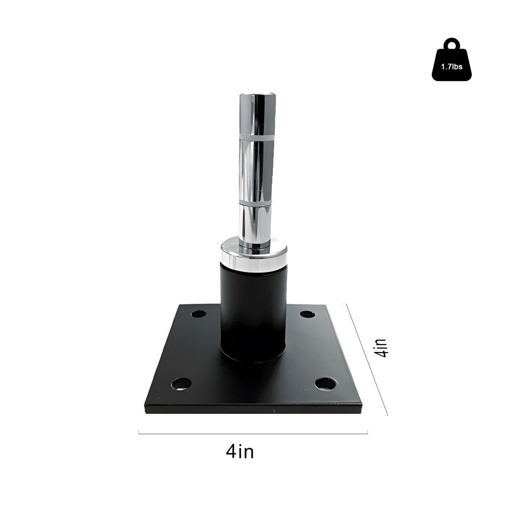 QSUM 90° Wall Flagpole Base, 4"*4" Shaft Diameter 14.5mm - 16.7mm