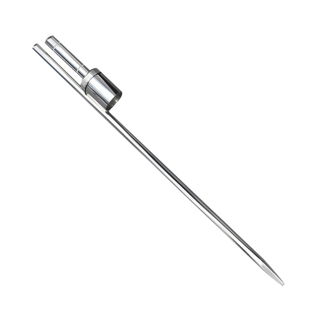 QSUM Spike Base, Chrome - Plated Iron Material, High Quality Ball Bearings Rotatable, 19.7", Shaft Diameter 14.5mm - 16.7mm