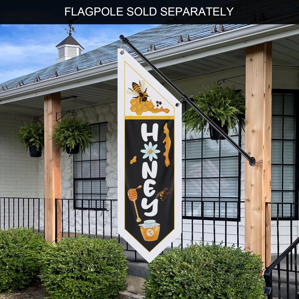 Rustic Honey Flag, Double - Sided Thick Polyester (No Pole)