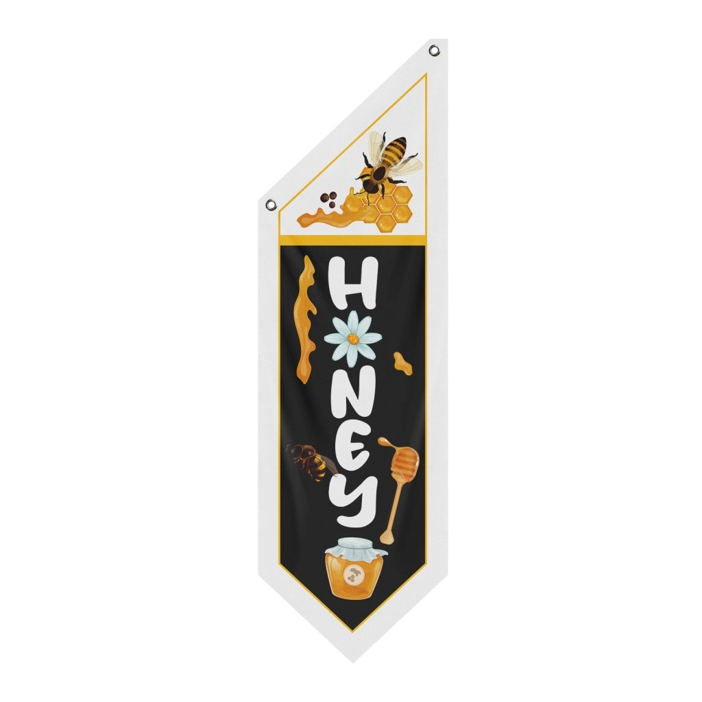 Rustic Honey Flag, Double - Sided Thick Polyester (No Pole)