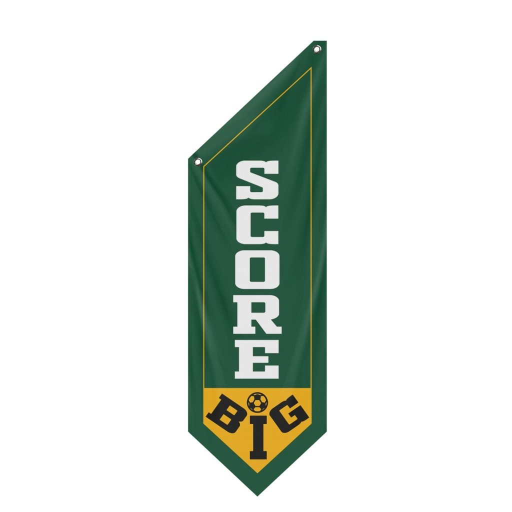 Soccer Time Wall Banner Flag, Double - Sided Soccer Theme , (Flag Only)