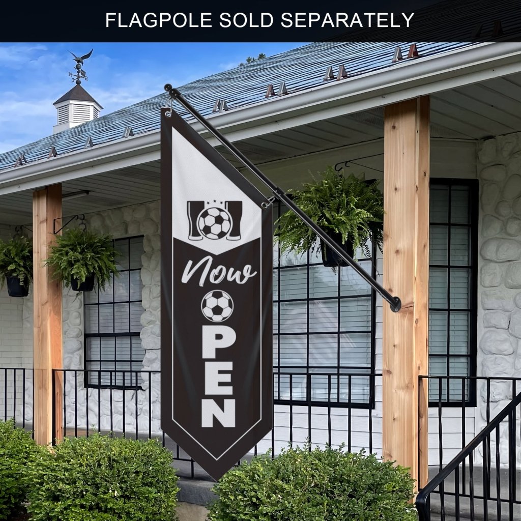 Sports Bar Now Open Double - Sided Wall Banner (Flag Only)