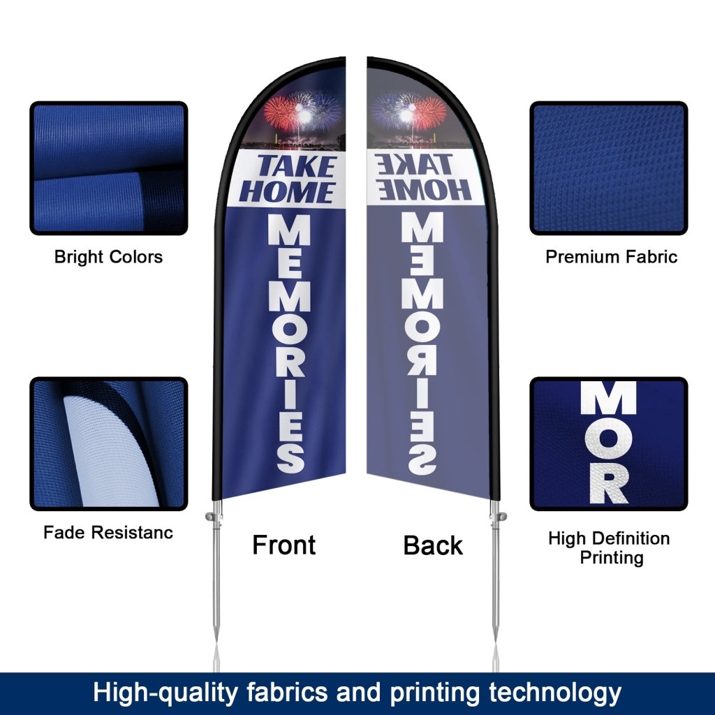 Take Home Memories Presidents Day Banner – 8Ft Feather Flag