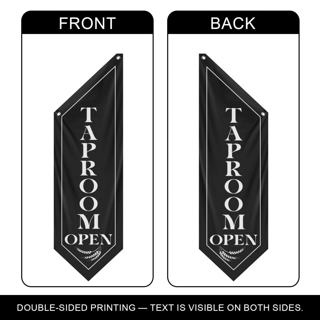 Taproom Open Wall Flag, (Sign - Only)