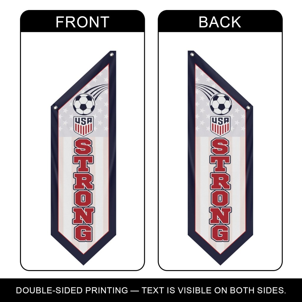 USA Strong Football Game Banner, (Flag Only)