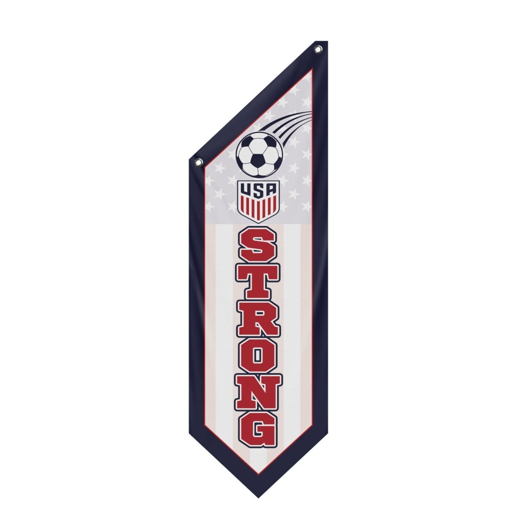 USA Strong Football Game Banner, (Flag Only)
