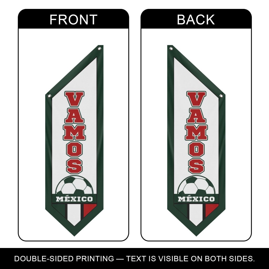Vamos MEXICO Football Banner (Flag Only)