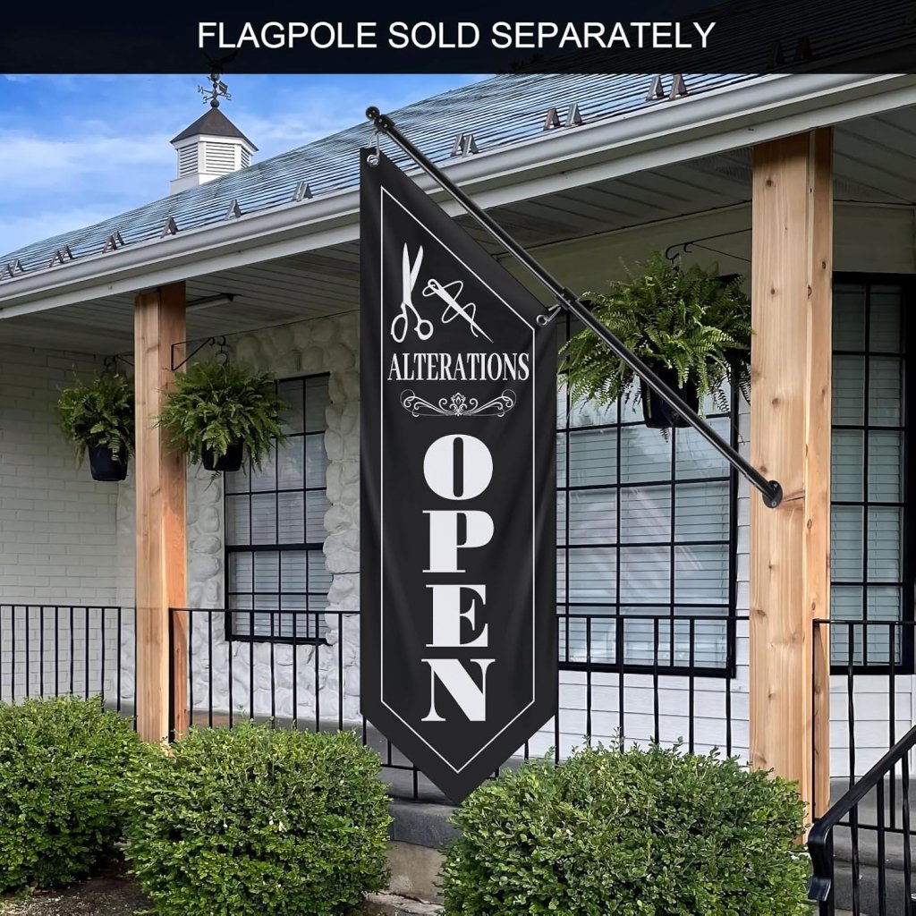 Vintage Alterations Open Flag, Double - Sided Three - ply (Flag Only)