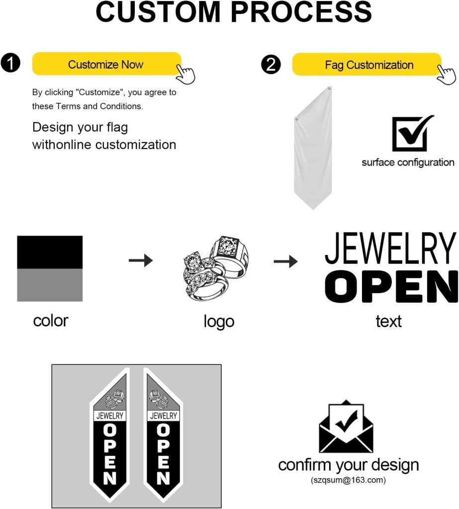 Vintage Custom 12"L x 36"W ,15"L x 53"W Wall Flag Banner, Double - Sided Printing