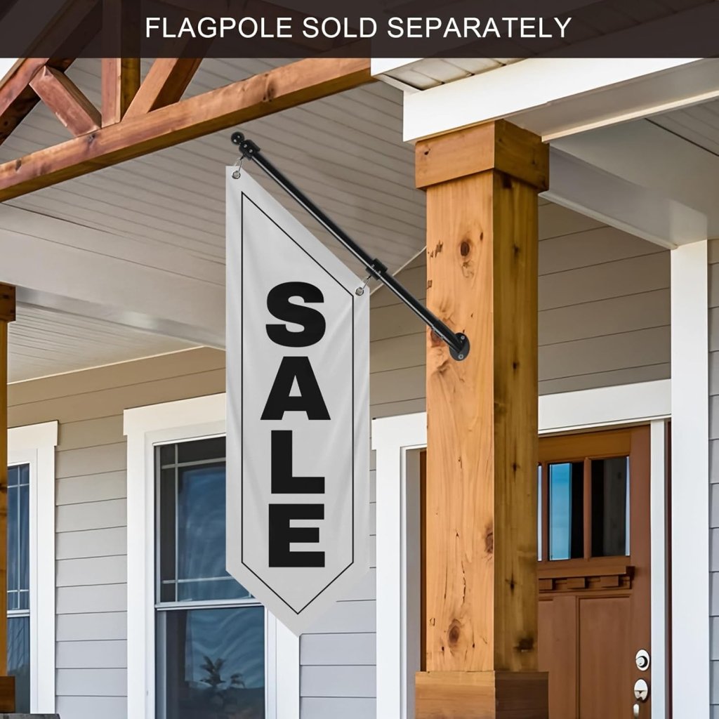 White Sale Wall - Mounted Flag, Double - Sided Three - ply (Flag Only)