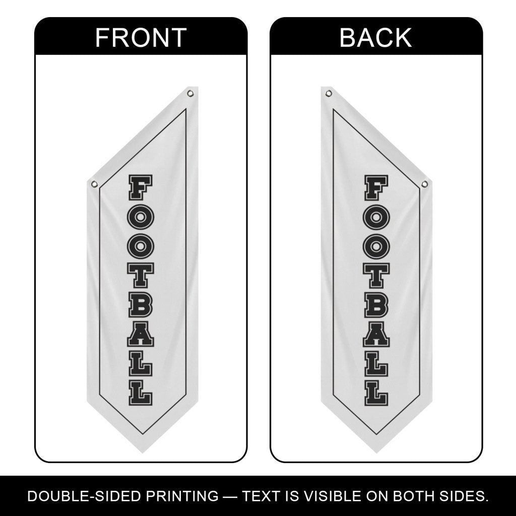 World Cup Football Banner for Game Room, Bar, white (Flag only)