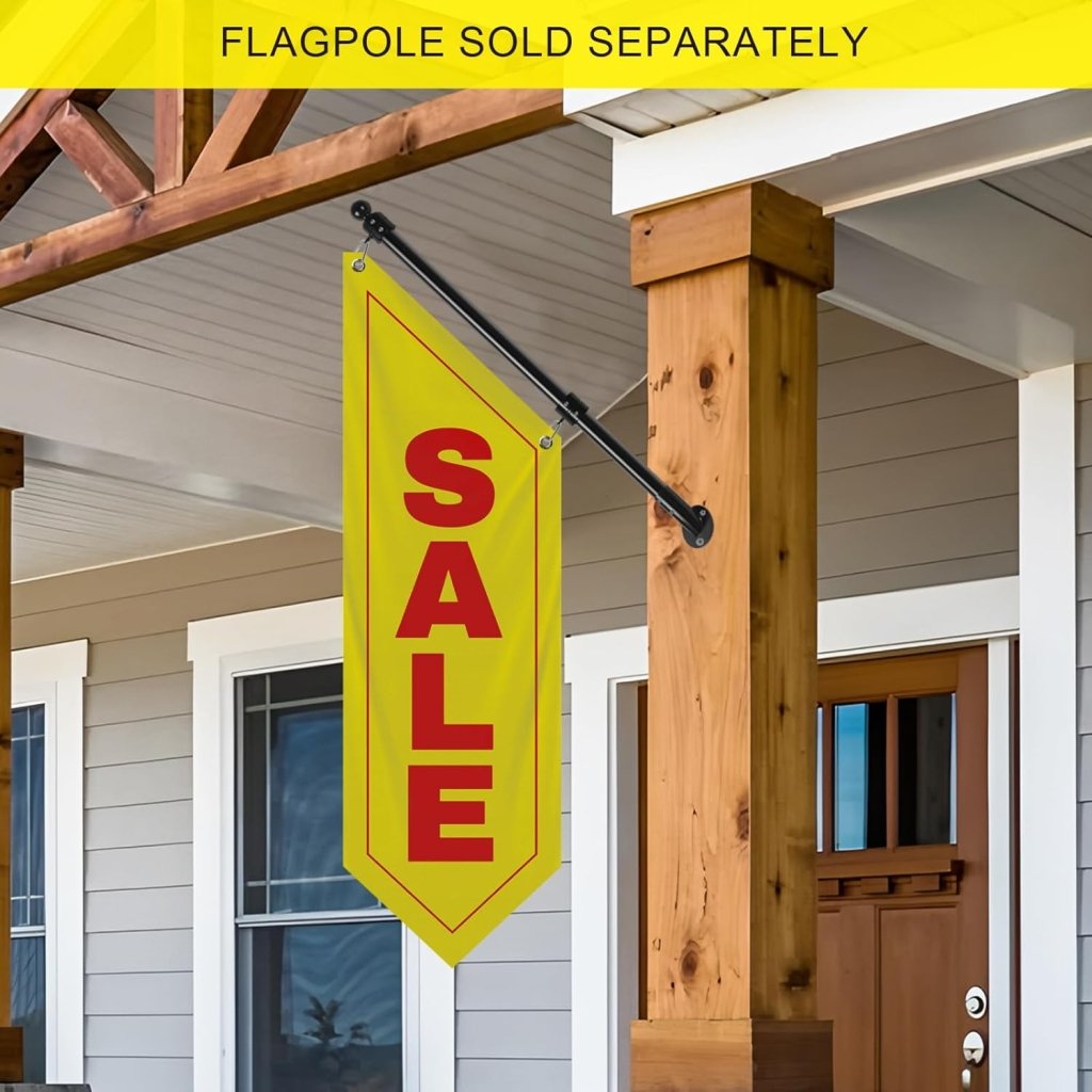 Yellow Sale Wall - Mounted Flag, Double - Sided Three - ply (Flag Only)