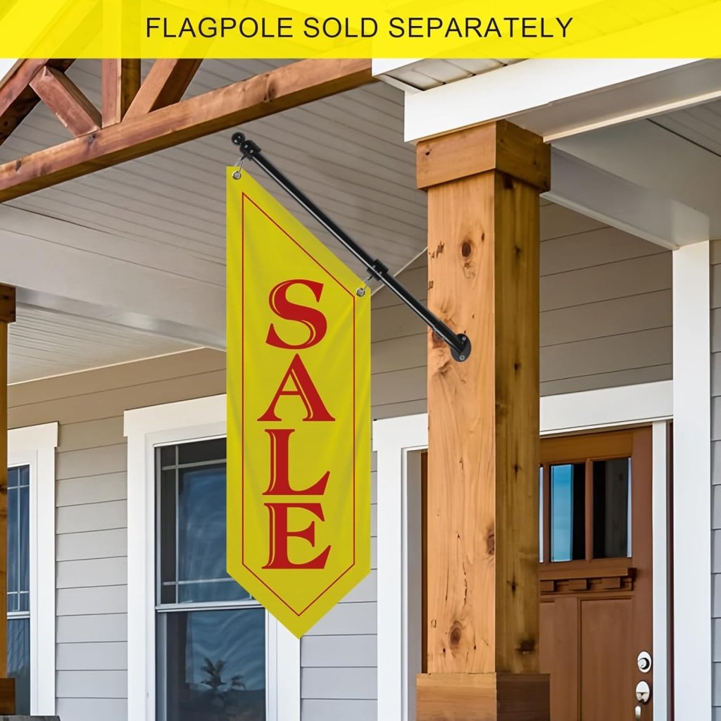 Yellow Sale Wall - Mounted Flag, Double - Sided Three - ply (Flag Only)